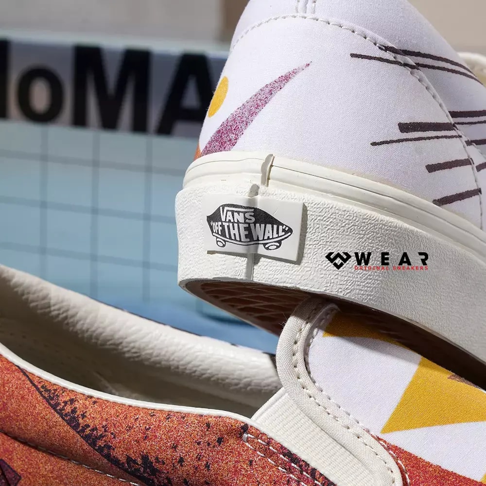 Giày Vans MoMA x Classic Slip-On 'Vasily Kandinsky's Orange' VN0A4U381ID — ảnh 5