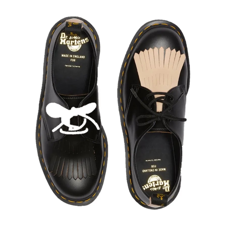 Giày Dr Martens x Hender Scheme 1461 'Black' 25365001 — ảnh 3
