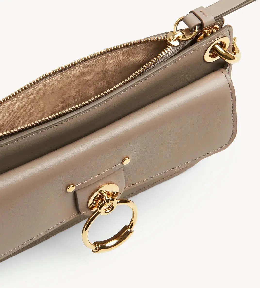 Túi Chloe Tess Small Cross-Body Pouch In Shiny Calfskin CHC20AP044A3723W — ảnh 4