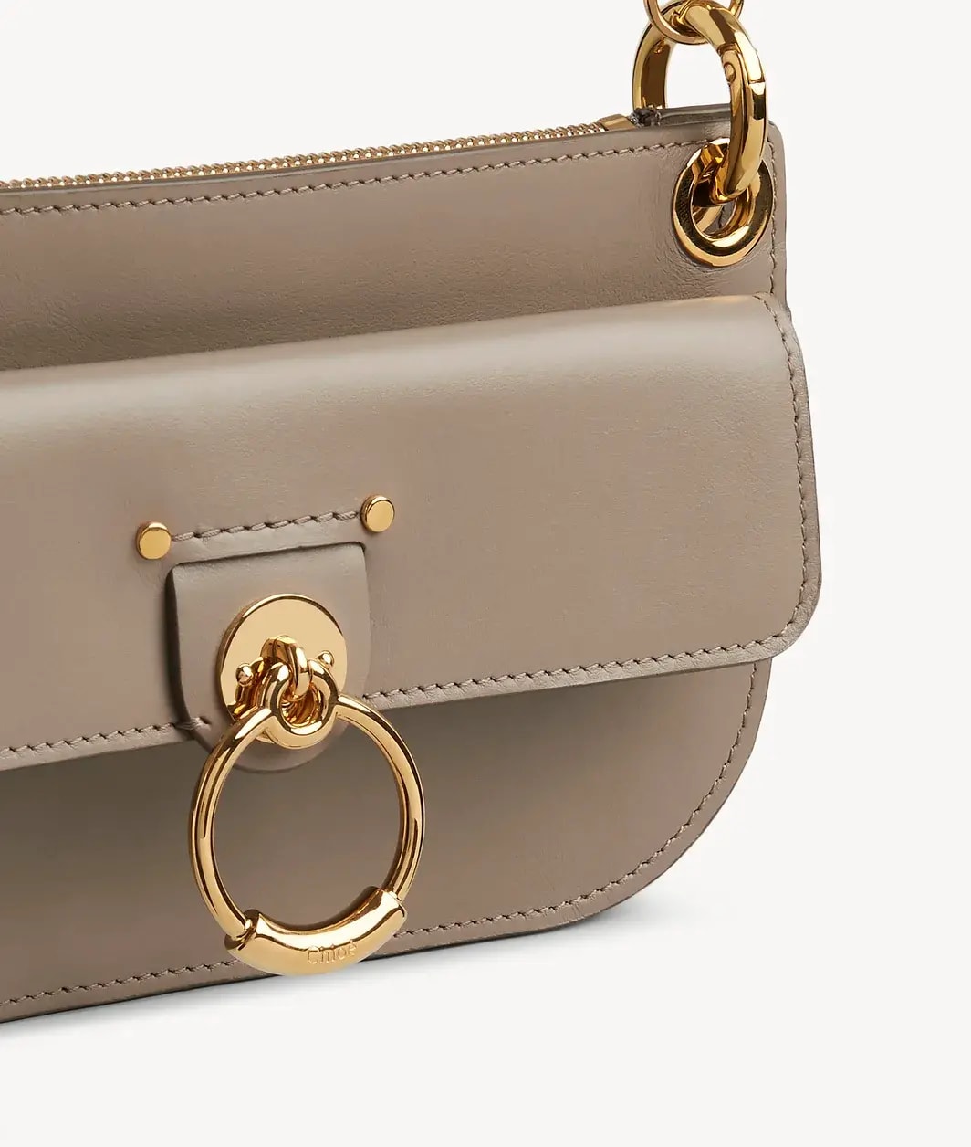 Túi Chloe Tess Small Cross-Body Pouch In Shiny Calfskin CHC20AP044A3723W — ảnh 3