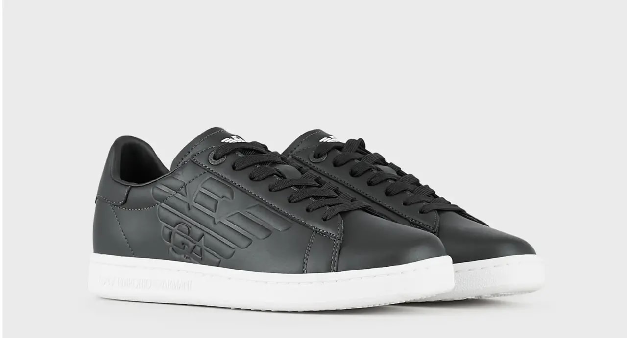 Giày Armani Classic New CC Sneakers 'Black' X8X001XCC51100002 — ảnh 3