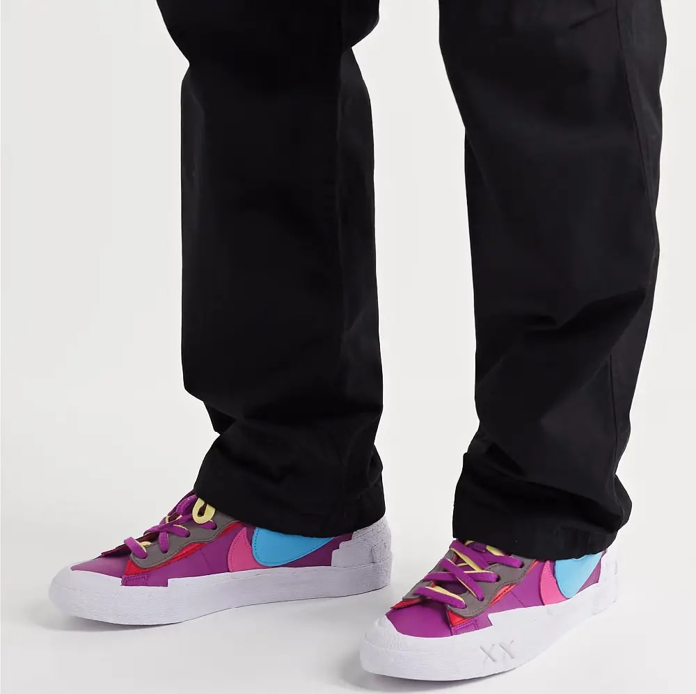 Giày Nike Blazer Low Sacai KAWS 'Purple Dusk' DM7901-500 — ảnh 4