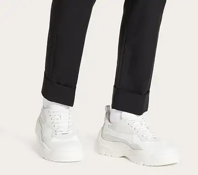 Giày Valentino Gumboy Calfskin Sneaker For Man WY2S0B17VRN0BO — ảnh 4