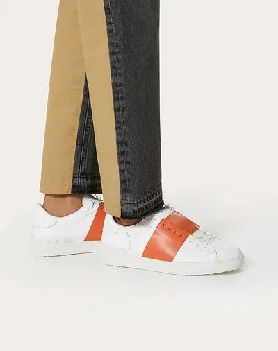 Giày Valentino Open Smooth Sneaker Sneakers VY0S0830BLUN34 — ảnh 4
