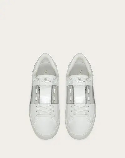 Giày Valentino Open Sneaker With Metallic Stripe WW2S0781FLR857 — ảnh 2