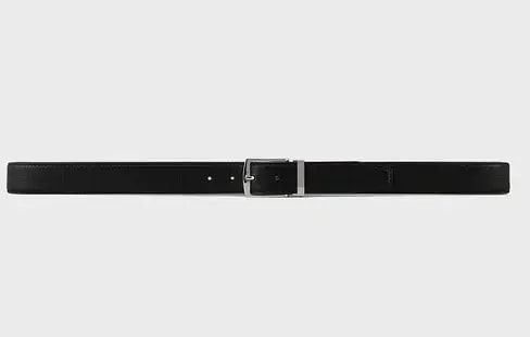 Thắt lưng Armani Reversible Reed Print 'Black' Y2S221YI92E180001 — ảnh 3