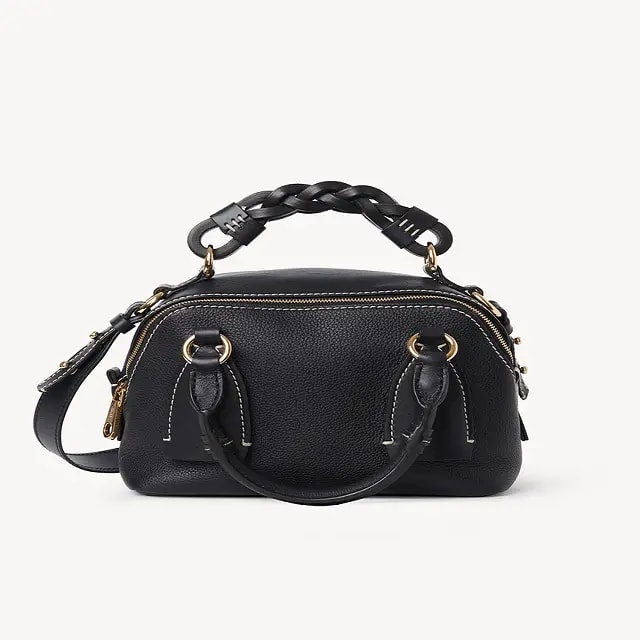 Túi Chloe Small Bag Daria in Grained &amp; Shiny Calfskin CHC20US361C624D4 — ảnh 2