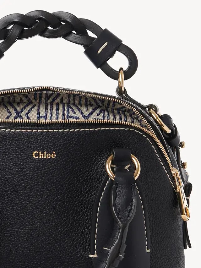 Túi Chloe Small Bag Daria in Grained &amp; Shiny Calfskin CHC20US361C624D4 — ảnh 3