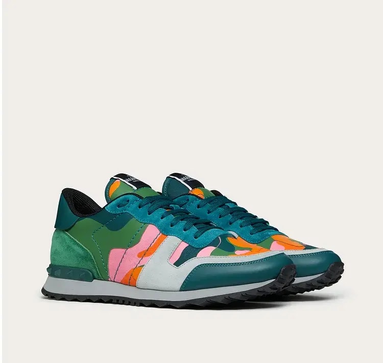 Giày Valentino Camouflage Rockrunner Multicolor WY2S0723TCCE80 — ảnh 5