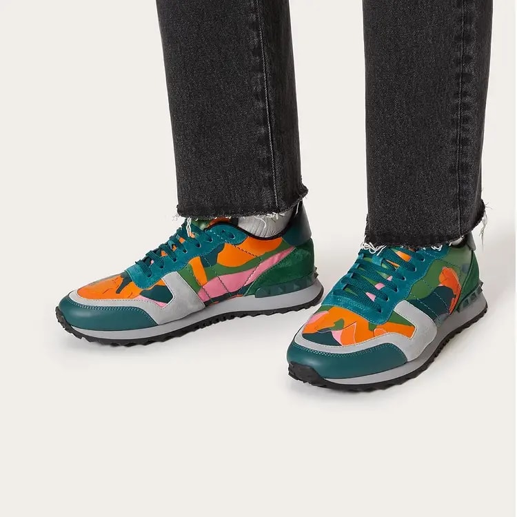 Giày Valentino Camouflage Rockrunner Multicolor WY2S0723TCCE80 — ảnh 2