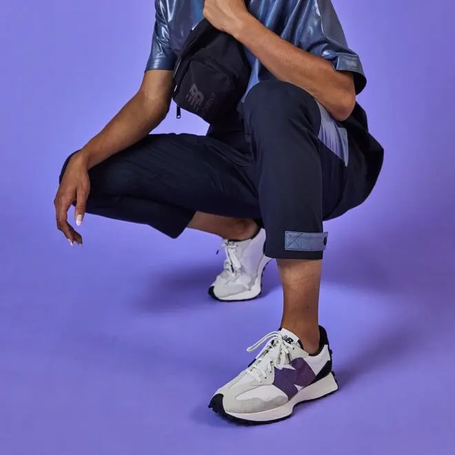 Giày New Balance Wmns 327 'Sea Salt Black' WS327SYY — ảnh 2