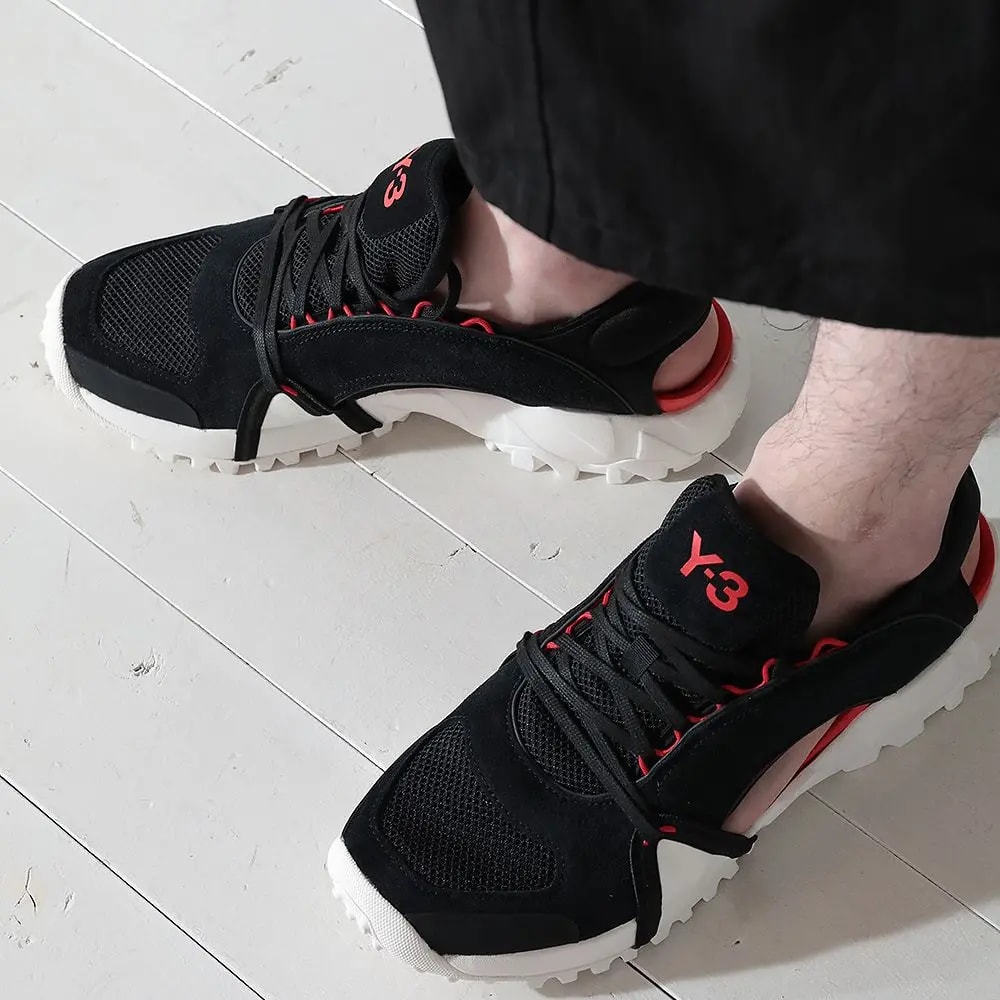 Giày Adidas Y-3 Notoma Sandal 'Black Red' FZ4510 — ảnh 3