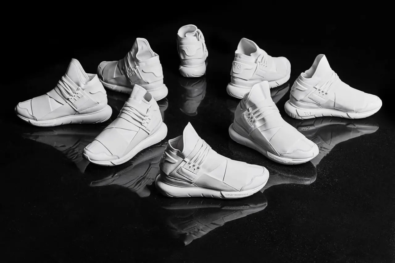 Giày Adidas Y3 Qasa Hi Triple White AQ5500 — ảnh 2