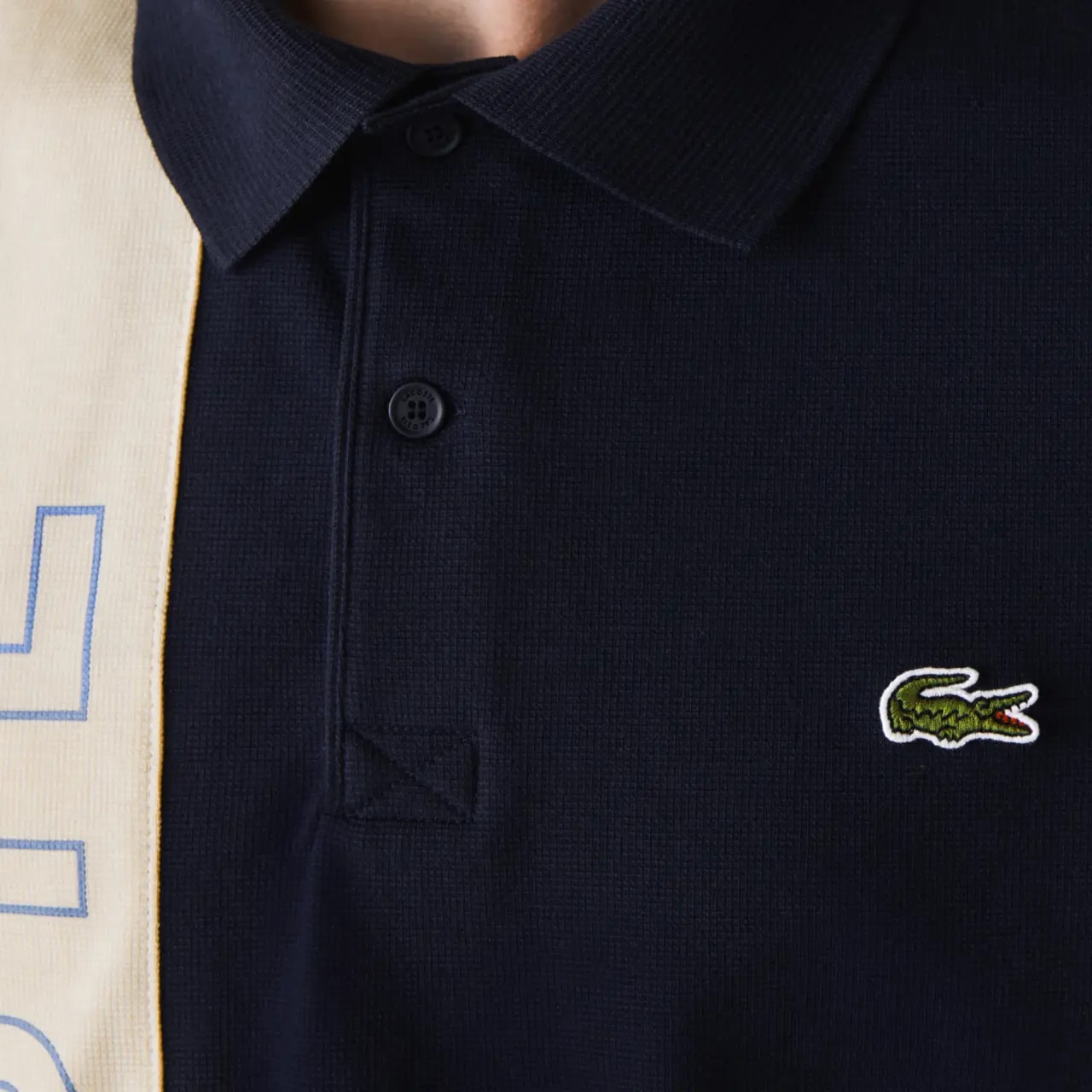 Áo Lacoste Regular Fit Ultra Lightweight 'Navy Beige' YH9852-00-L7Q — ảnh 5