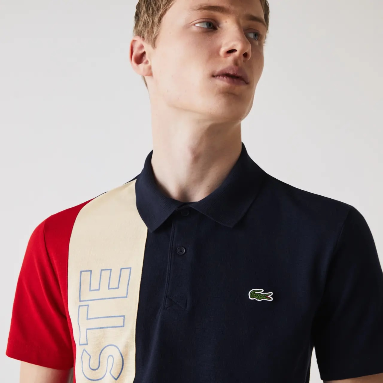 Áo Lacoste Regular Fit Ultra Lightweight 'Navy Beige' YH9852-00-L7Q — ảnh 3