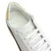Giày Saint Laurent Leather Sneakers White Yellow 6032231JZA09383 — ảnh 2