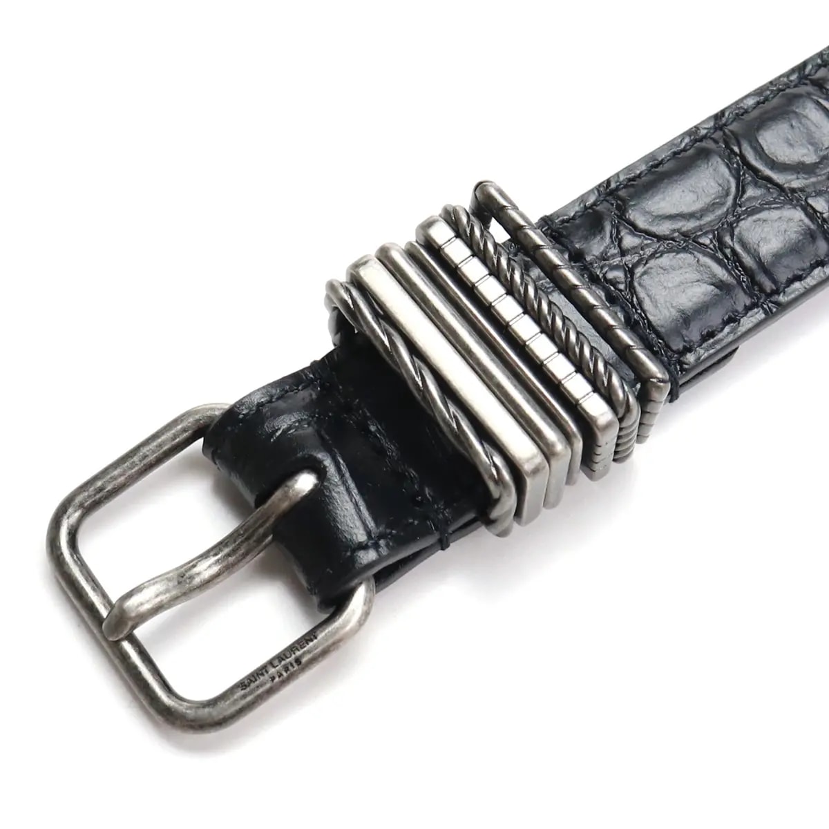 Thắt lưng Saint Laurent Schmaler Guertel Mit Me 649240-DZE0D-1000 — ảnh 4