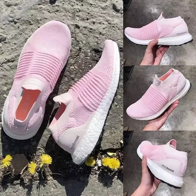 Giày Adidas Wmns UltraBoost Laceless 'Orchid Tint' B75856 — ảnh 3