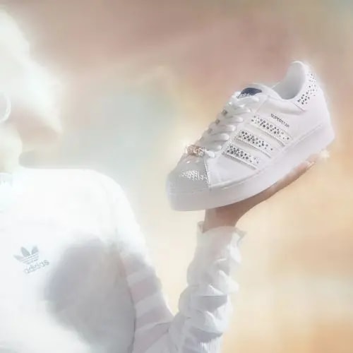 Giày Adidas Swarovski x Wmns Superstar Bold 'Cloud White'  FX7456 — ảnh 3