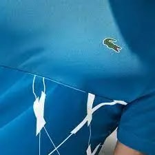 Áo Lacoste Blue Geo Print T Shirt TH8413-4ZK — ảnh 3