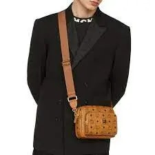 Túi MCM Klassik Crossbody Visetos Cognac MMRASKC06CO001 — ảnh 2