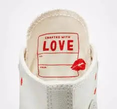 Giày Converse Chuck Taylor All Star Lift Hi White Red A01599C — ảnh 5