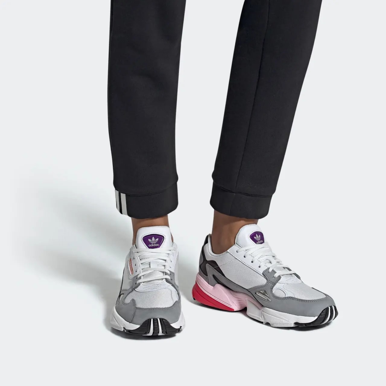 Giày Adidas Wmns Falcon 'White Grey' CG6214 — ảnh 3