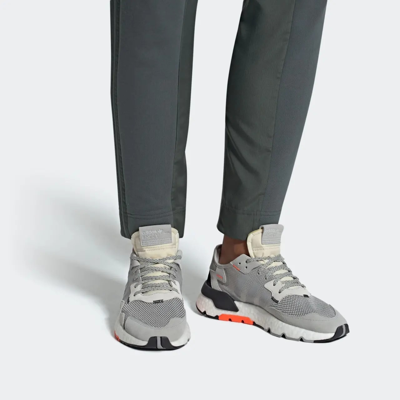 Giày Adidas Nite Jogger 'Grey Orange' DB3361 — ảnh 2