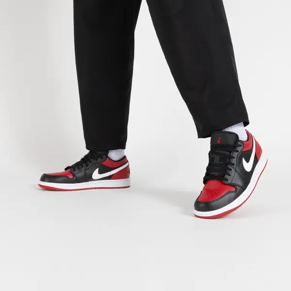 Giày Nike Air Jordan 1 Low GS 'Alternate Bred Toe' 553560-066 — ảnh 5