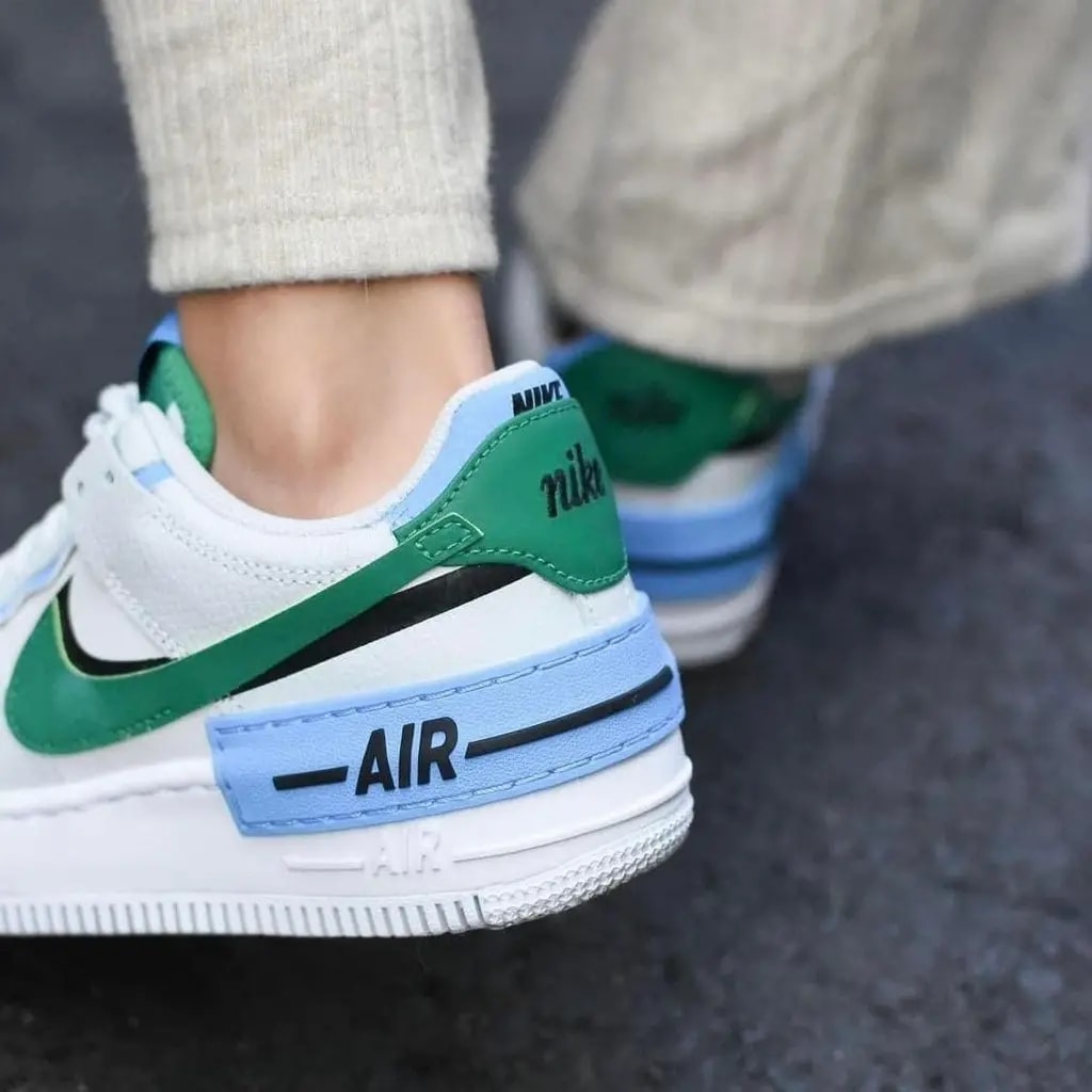 Giày Nike Wmns Air Force 1 White Obsidian Blue CI0919-004 — ảnh 3