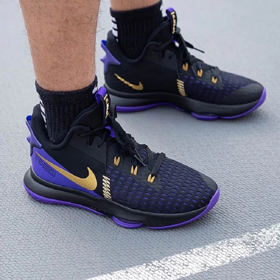 Giày Nike LeBron Witness 5 EP 'Lakers' CQ9381-001 — ảnh 3