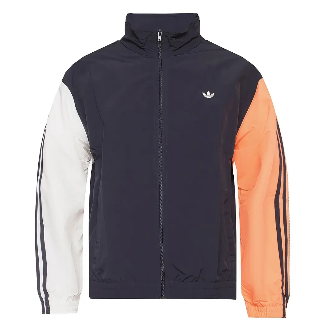 Áo Adidas Shadow Trefoil Windbreaker Legend Ink Signal Coral FM1537 — kich-thuoc: L