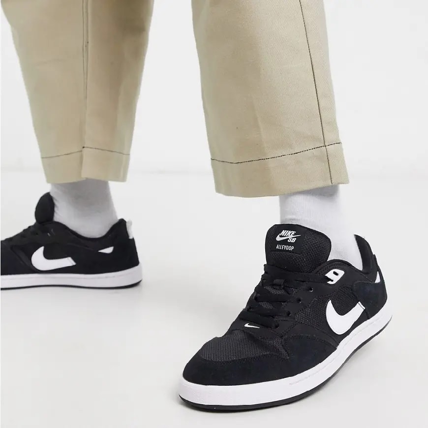 Giày Nike SB Alleyoop 'Black White' CJ0882-001 — ảnh 3