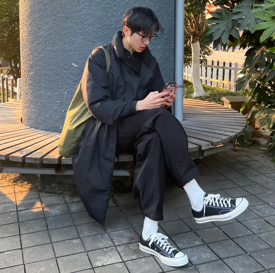 Giày Converse Chuck 70 Low 'Black' 162058C — ảnh 2