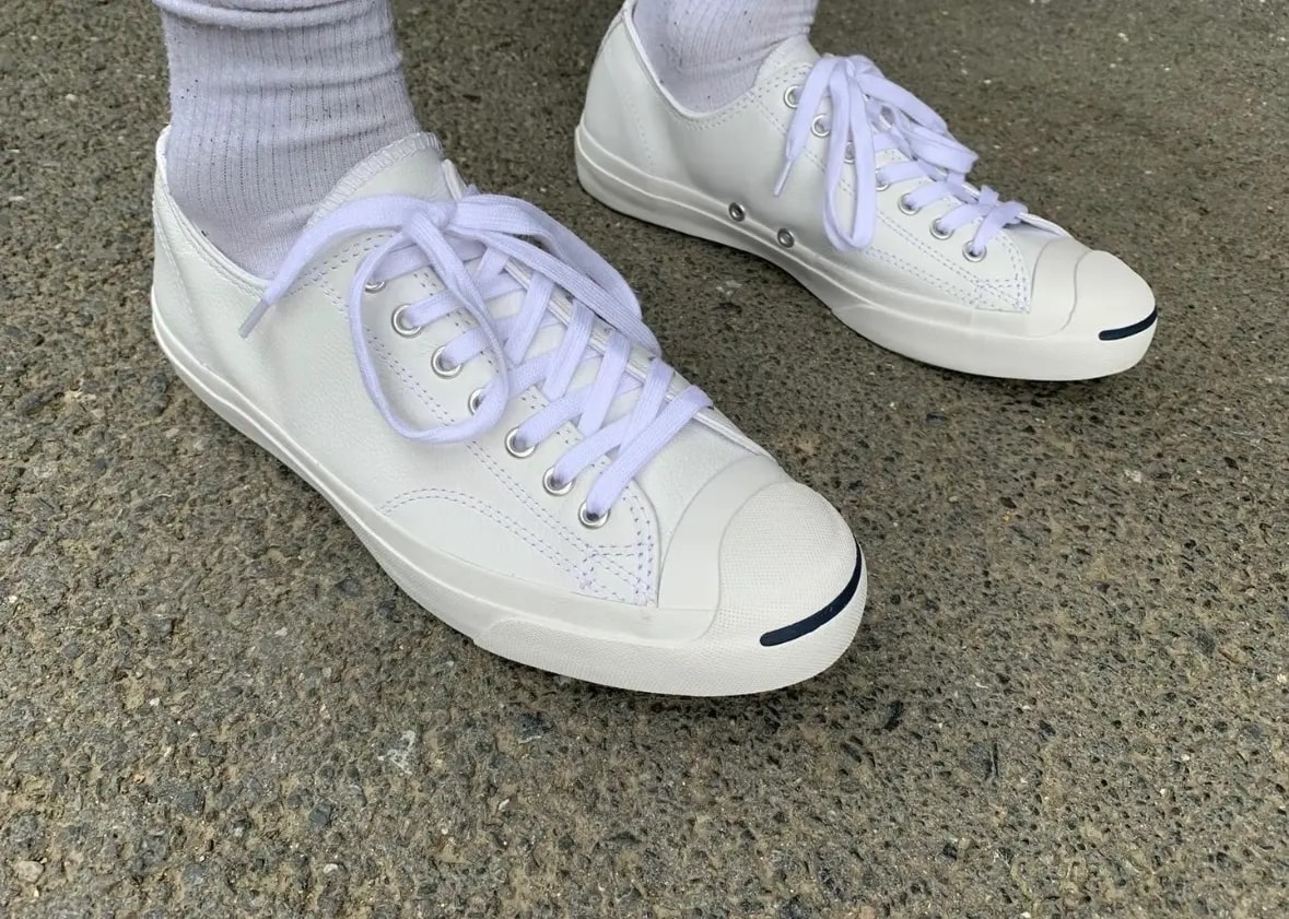 Giày Converse Jack Purcell Leather Low Top 164225C — ảnh 2