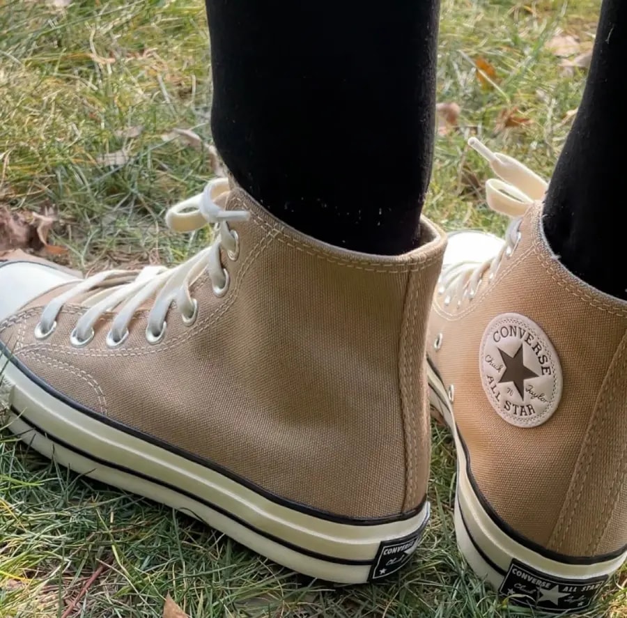 Giày Converse Chuck 70 High Recycled Canvas Papyrus 172677C — ảnh 5