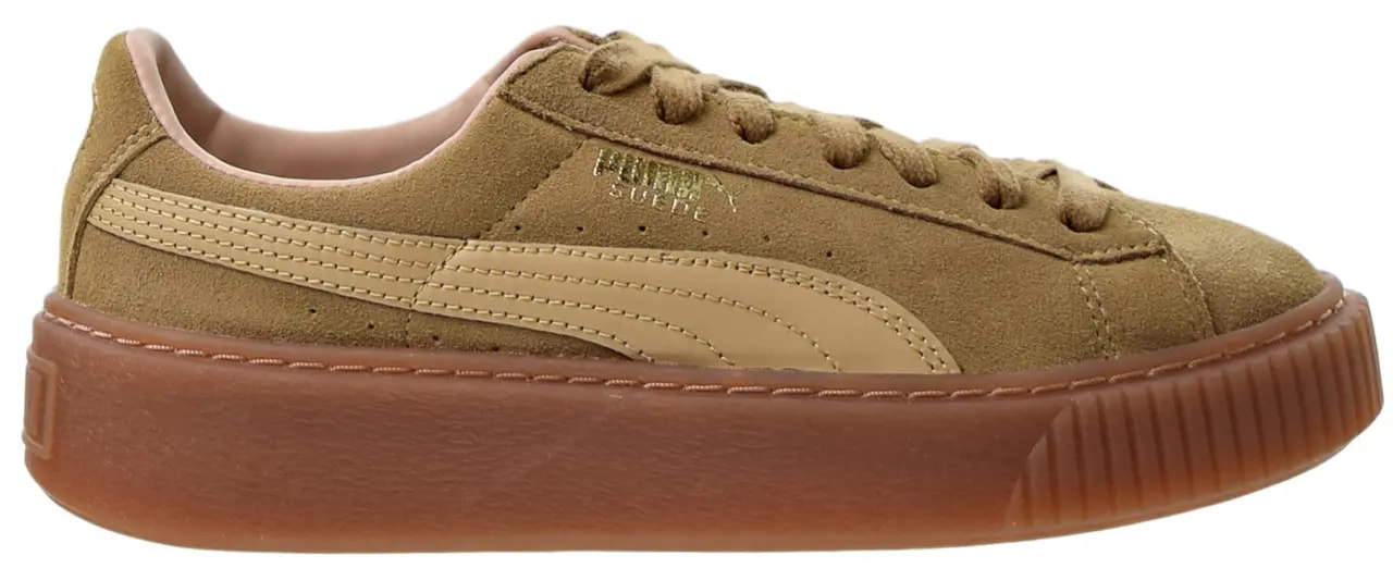 Giày Puma Basket Suede Platform Oatmeal Gum Beige Gold 363559-03 — kich-thuoc: 37.5