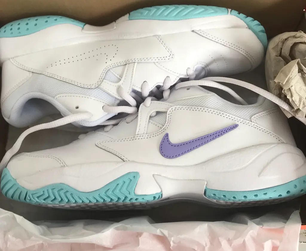 Giày Tennis Nike Wmns Court Lite 2 'White Purple' AR8838-124 — ảnh 4