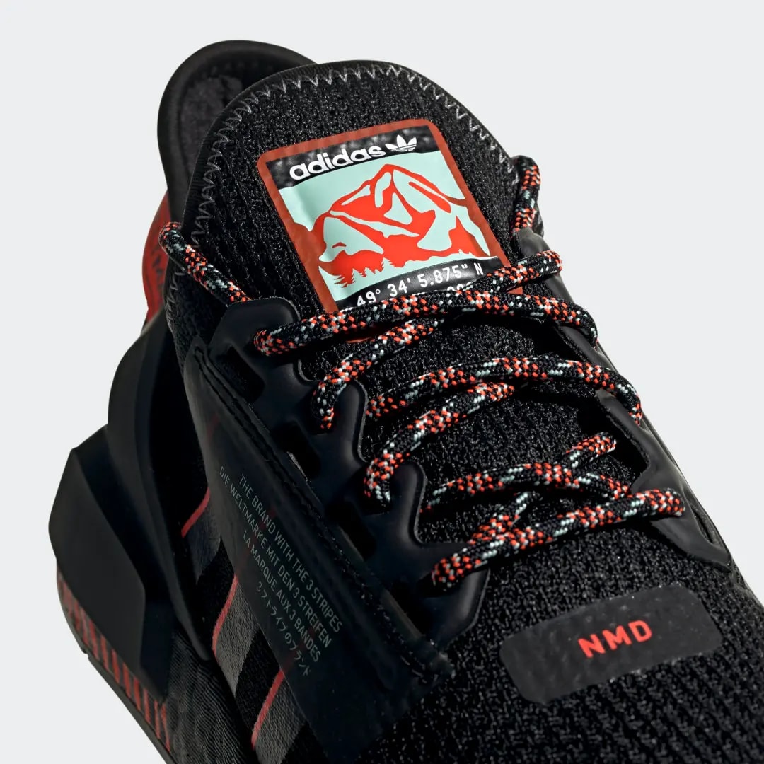 Giày Adidas NMD R1 V2 'Black Solar Red' FW6409 — ảnh 5