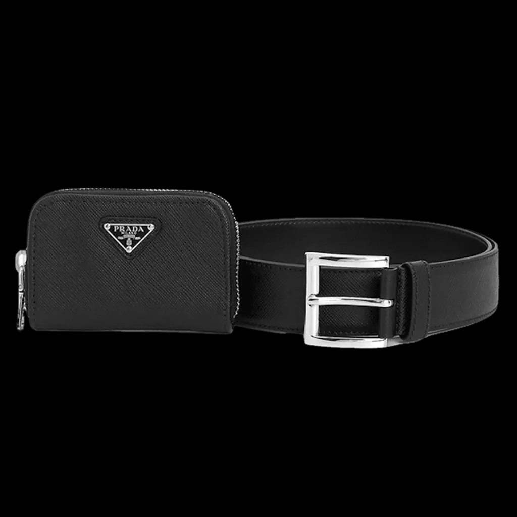 Thắt Lưng Prada Saffiano 'Black' 2CM235-053-F0002