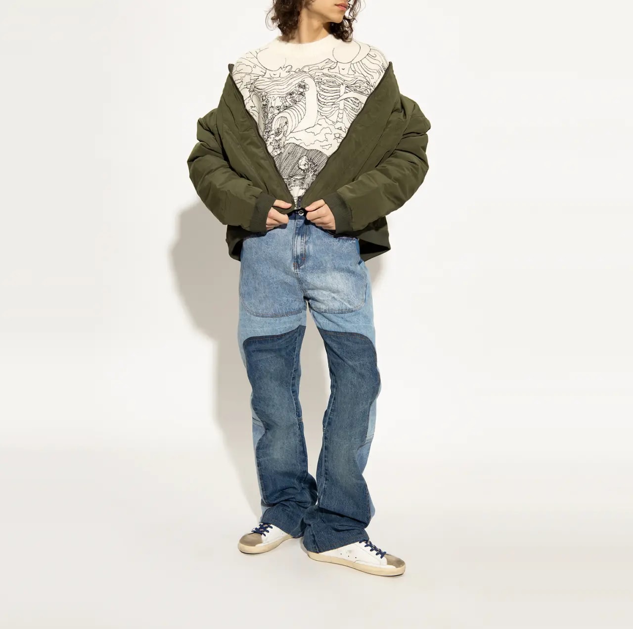 Giày Golden Goose Super Star Distressed 'White' GMF00101-F003208-11178 — ảnh 2
