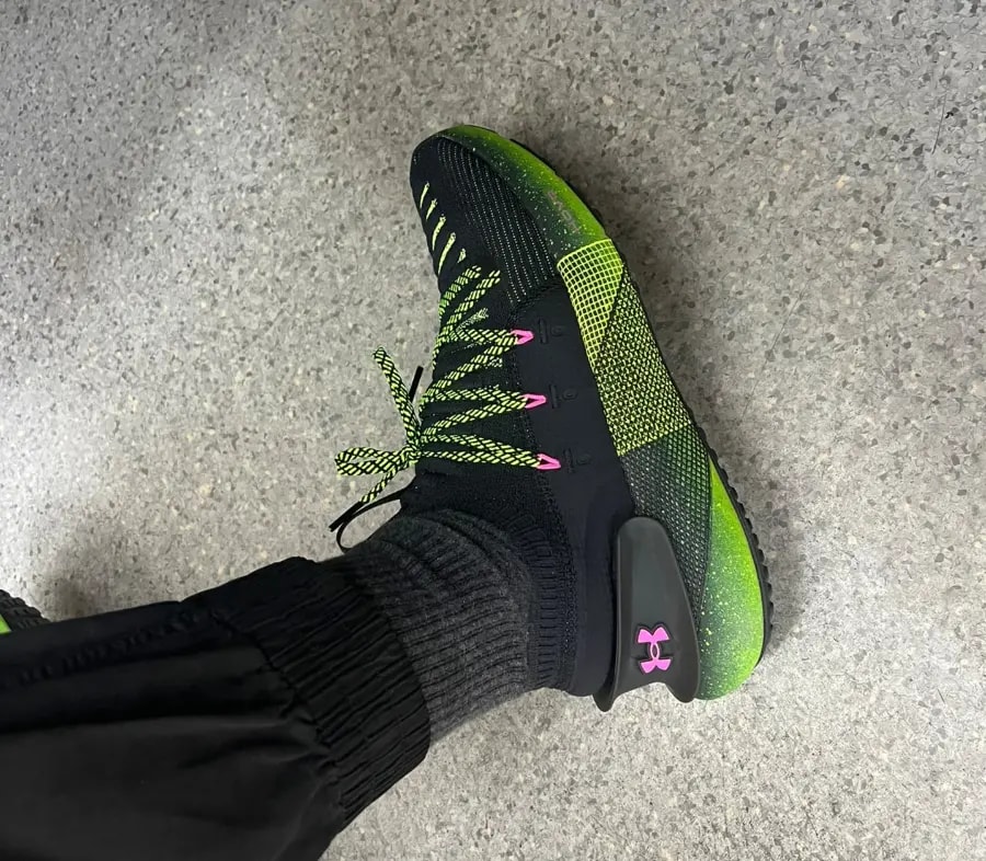 Giày Under Armour HOVR Phantom 3 Amp 'Black Lime' 3026814-001 — ảnh 3