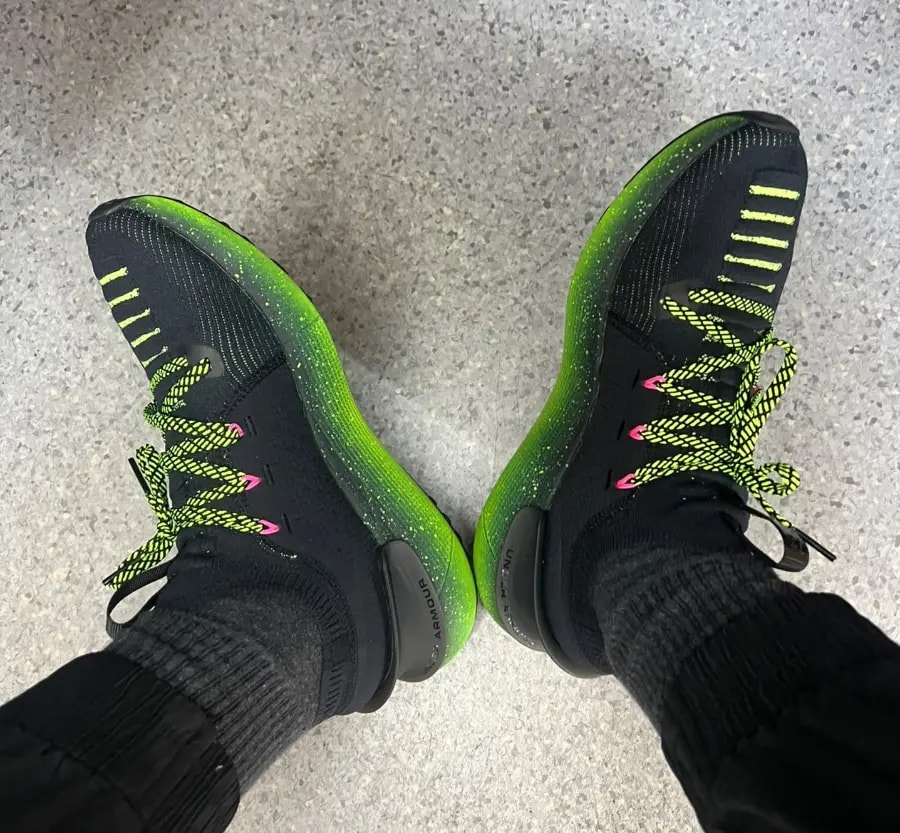 Giày Under Armour HOVR Phantom 3 Amp 'Black Lime' 3026814-001 — ảnh 2