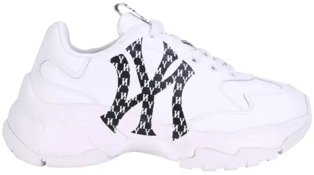 Giày MLB Bigball Chunky Monogram LT NY 'White' 32SHCM111-50W — kich-thuoc: 36.5