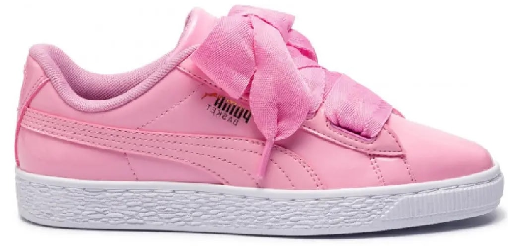 Giày Puma Wmns Basket Heart Patent Jr 'Prism Pink' 364817-03 — kich-thuoc: 37