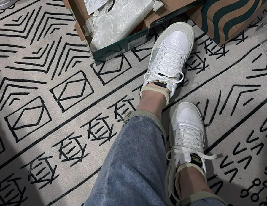 Giày Puma Ralph Sampson MC 'White Grey' 374066-01 — ảnh 3