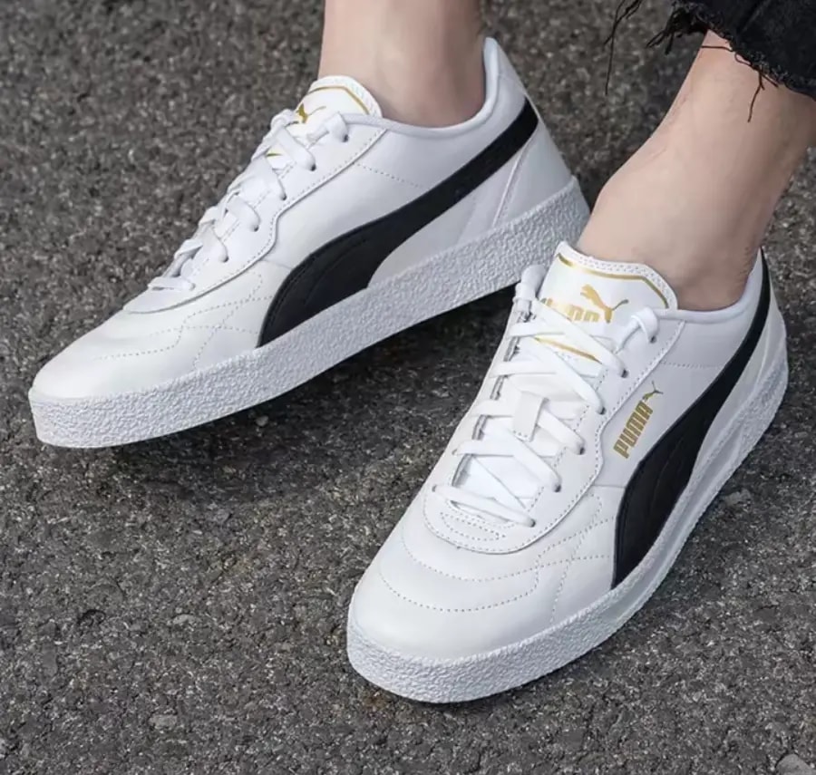 Giày Puma Club Zone 'White Black' 383919-04 — ảnh 5
