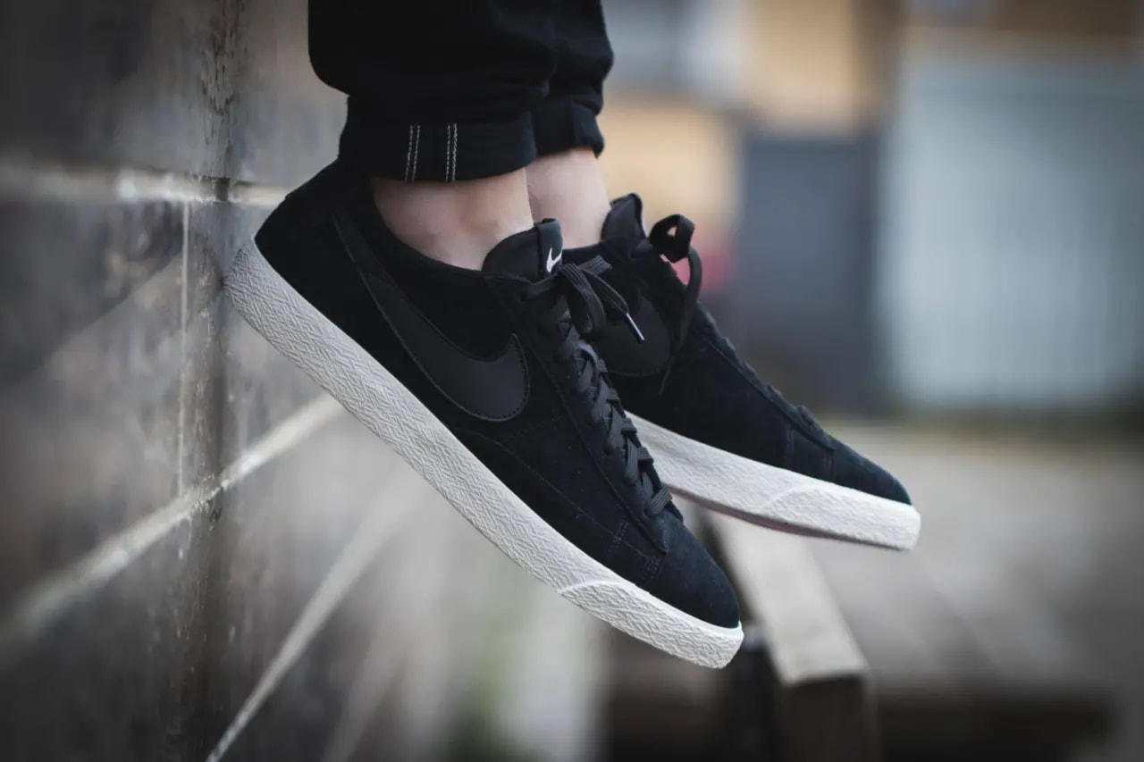 Giày Nike Blazer Low 'Black White' 371760-026 — ảnh 3