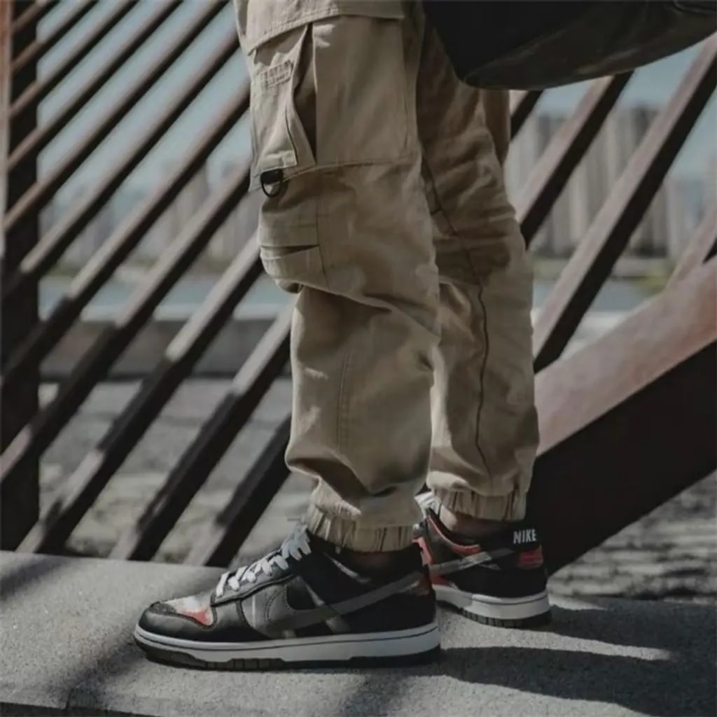 Giày Nike Dunk Low 'Black Graffiti Red' DM0108-001 — ảnh 3