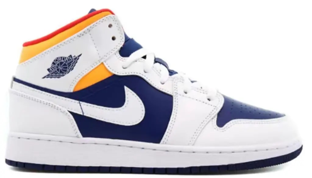 Giày Nike Air Jordan 1 Mid GS 'White Deep Royal Blue' 554725-131 — tieu-de: lien-he-order Giày Nike Air Jordan 1 Mid GS 'White Deep Royal Blue' 554725-131 — tieu-de: lien-he-order